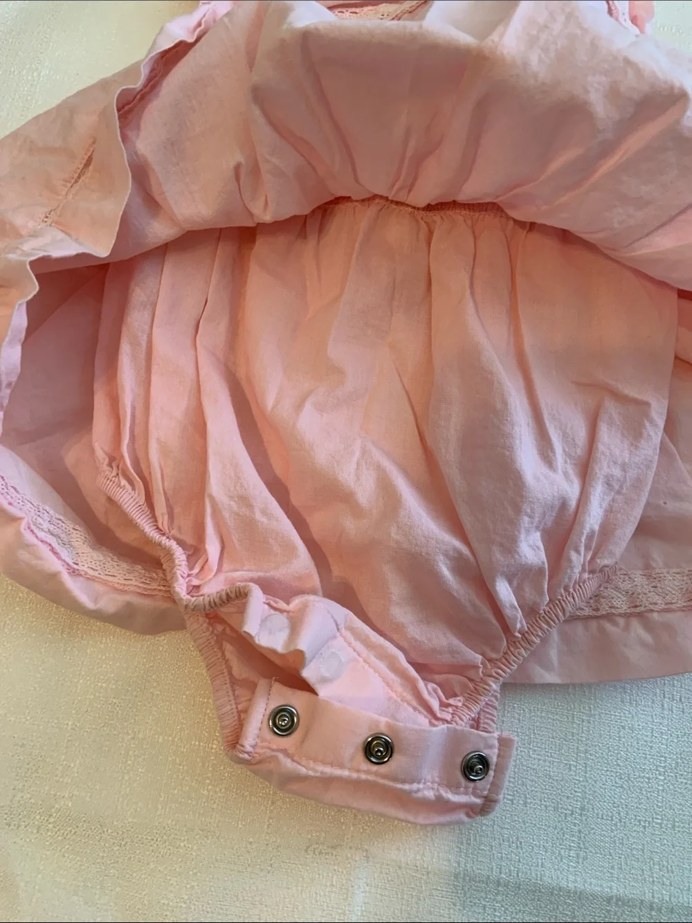 12 months bundle Carter's Pink Embroidered Ruffle Romper Dress 4 pieces